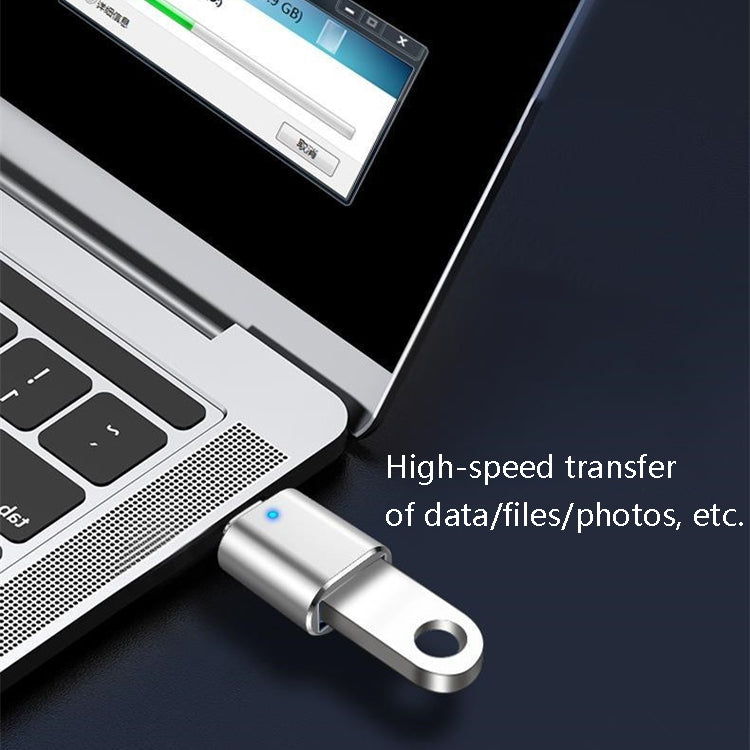 3 件組 USB 3.0 母頭轉 USB-C / Type-C 公頭 OTG 轉接器附指示燈，3 件組含指示燈