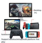 L-0326 Switch Pro 無線遊戲手把，款式：黑色、綠粉色、黑色 - 全功能 + NFC + 喚醒 (1:1)、綠粉色 - 全功能 + NFC + 喚醒 (1:1)、黑色 - 全功能高清版、綠色 - 全功能高清版