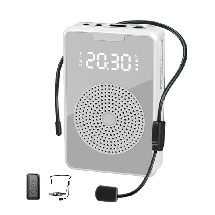 ZXL-H3 便攜教學麥克風擴音器附時間顯示，規格：H3 有線（黑色），H3 有線（白色），H3 有線（玫瑰金），H3 無線（黑色），H3 無線（白色），H3 無線（玫瑰金）