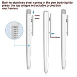 Double-Click Automatic Retractable Stylus Pen Case For Apple Pencil 2, Gray, Pearl White, Pink, Army Green, Deep Space Gray, Blue, Grass Green, Purple