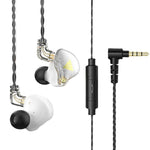 QKZ AK6 PRO HiFi重低音入耳有線耳機帶麥克風，彩色，黑色，白色，綠色