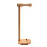 AM-EJZJ001 Desktop Solid Wood Headset Display Stand, Style:, B, C, D, E, F