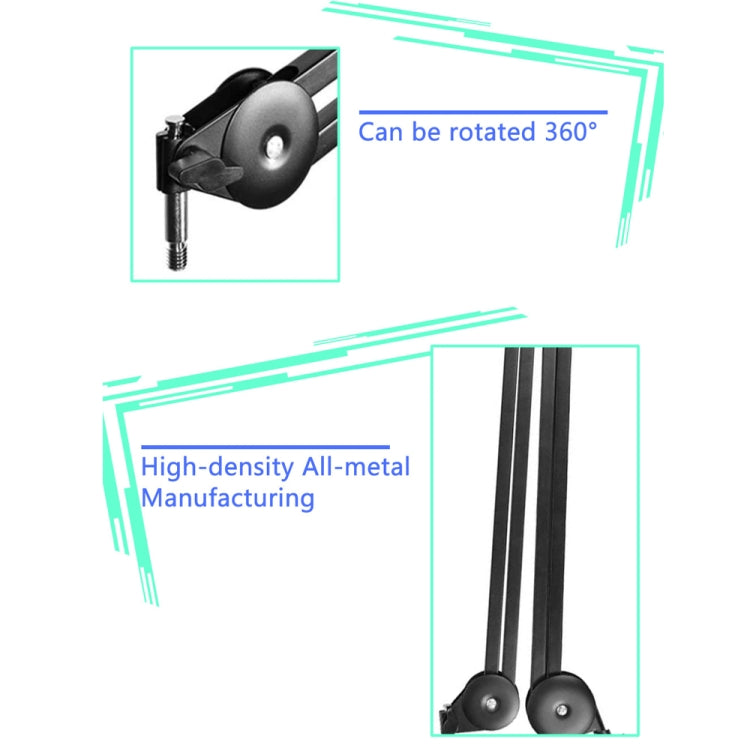 麥克風桌面懸臂支架 360 度旋轉支架，GAZ-40P W、GAZ-40P B、GAZ-40 W、GAZ-40 B