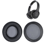 1 對 Audio-Technica ATH-S200BT 專用海綿耳機耳罩，黑灰色，白灰色，黑紅色，黑藍色