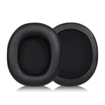 2 件裝 Audio-Technica ATH-SR30BT 專用蛋白皮耳機耳罩，黑色蛋白皮