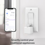 Fingerbot-01 藍牙智能多用途按鈕操控器，白色，黑色