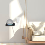 2 件套亞馬遜 Echo Dot 4 壁掛架，白色，黑色