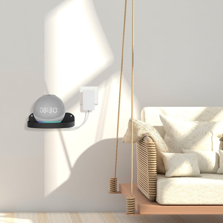 2 件套亞馬遜 Echo Dot 4 壁掛架，白色，黑色