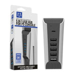 5 合 1 USB 集線器 適用於 PS5 主機，適用於 PS5 5 合 1