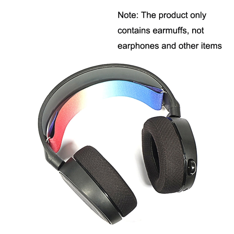 2 件裝 Steelseries Arctis Pro / Arctis 3 / 5 / 7 專用海綿耳機墊（黑灰色皮革），TBD0601869701B，TBD0601869701C，TBD0601869701D，TBD0601869701E，TBD0601869701F，TBD0601869701G，TBD0601869701H，TBD0601869701J，TBD0601869701A