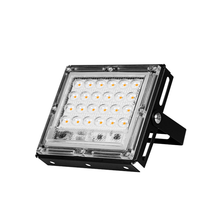 LED植物燈全光譜防水生長燈, 三線接入24顆燈珠25W