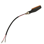 2pcs MK-109 Motorcycle Flow Steering Lamp LED Signal Light, MK-109(Black )