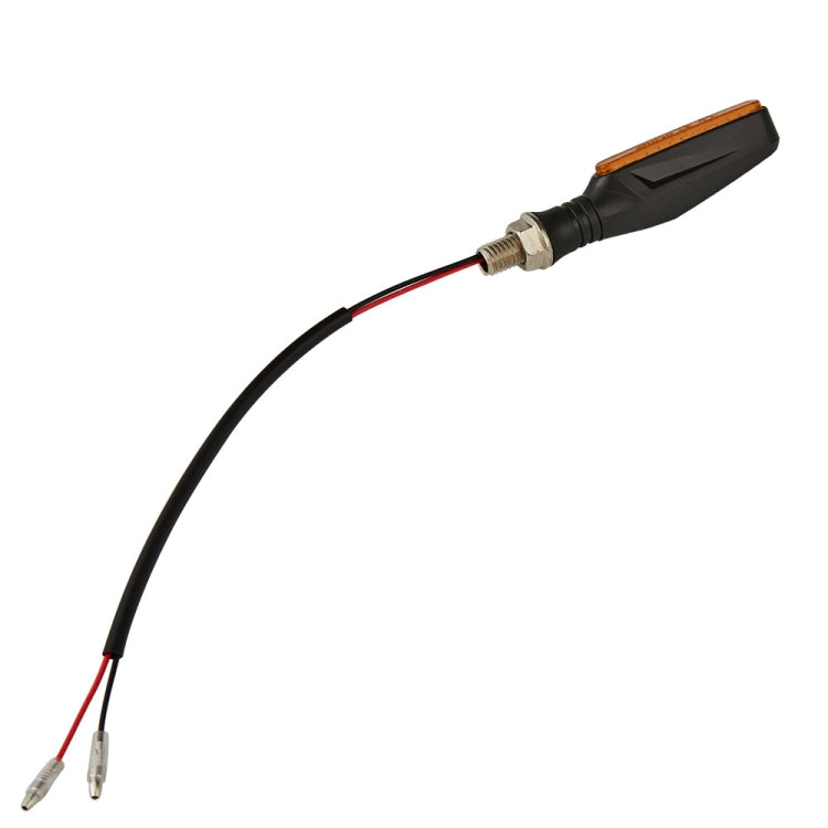 2pcs MK-109 Motorcycle Flow Steering Lamp LED Signal Light, MK-109(Black )