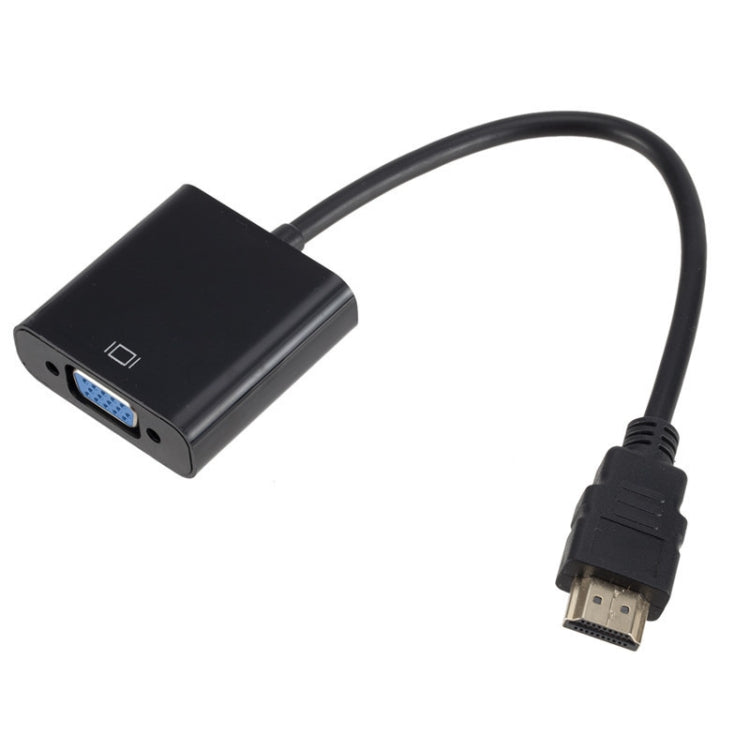 ZHQ007 高清 1080P HDMI 轉 VGA 轉換器，白色，黑色