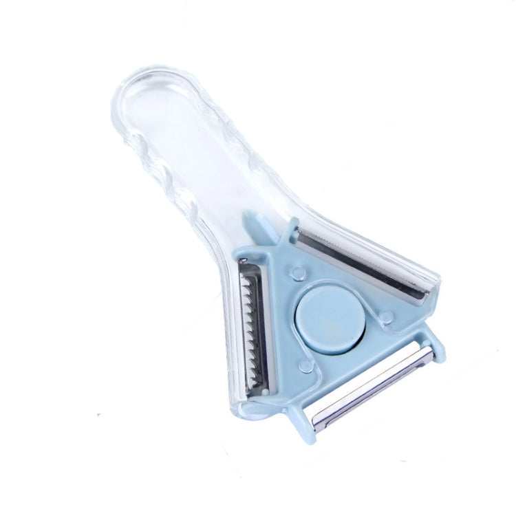 2個3合1削皮器蔬果削皮器，粉色，綠色，藍色