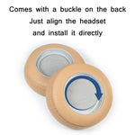 2 件裝 B&O BeoPlay H7 / H9 / H9i 專用真皮海綿耳罩，H7 / H9 / H9i（黑色），H7 / H9 / H9i（杏色）
