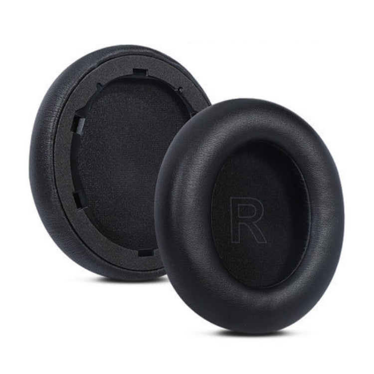 2pcs Protein Leather Sponge Earphone Cover For Anker Soundcore Life, Q10 (Black), Q10 (Black+Red), Q10 (Blue+Orange), Q20 (Black), Q30 (Black), Q30 (Dark Blue), Q30 (Light Pink), Q35 (Black), Q35 (Dark Blue), For Anker Soundcore Life Q35