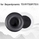 2 件裝 Beyerdynamic T51P/T50P/T51I 專用蛋白皮海綿耳機套