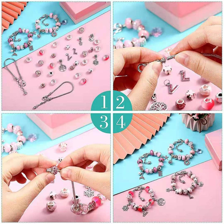 TZ-05 63 合 1 彩色水晶卡通 DIY 珠寶兒童手鍊，63 合 1（紫色套裝），63 合 1（紅色套裝），63 合 1（綠色套裝），63 合 1（彩色套裝）