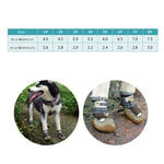 4 件組 HCPET 狗鞋 透氣網眼狗鞋，1 號 4cm，2 號 4.5cm，3 號 5cm，4 號 5.5cm，5 號 6cm，6 號 6.5cm，7 號 7cm，8 號 7.5cm