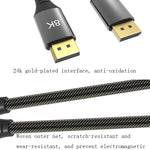 DP1.4 版本 8K DisplayPort 公對公電腦螢幕高清線，0.5m、1m、1.5m、2m、3m、5m、7m、10m