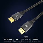 DP1.4 版本 8K DisplayPort 公對公電腦螢幕高清線，0.5m、1m、1.5m、2m、3m、5m、7m、10m