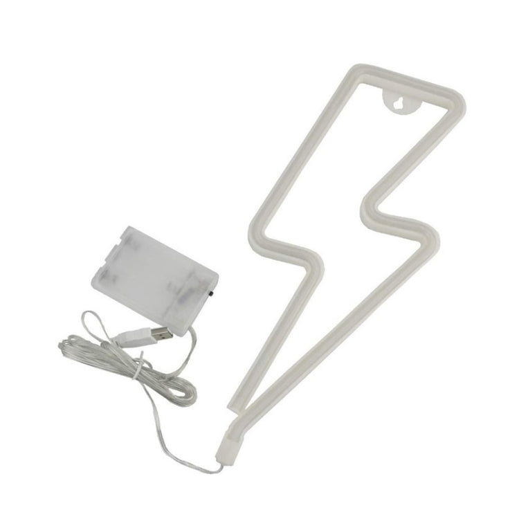 霓虹LED造型燈裝飾夜燈，電源：電池或USB，USB