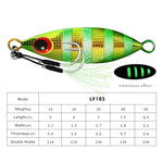 PROBEROS LF105 海釣金屬路亞餌，10克、20克、30克、40克、60克