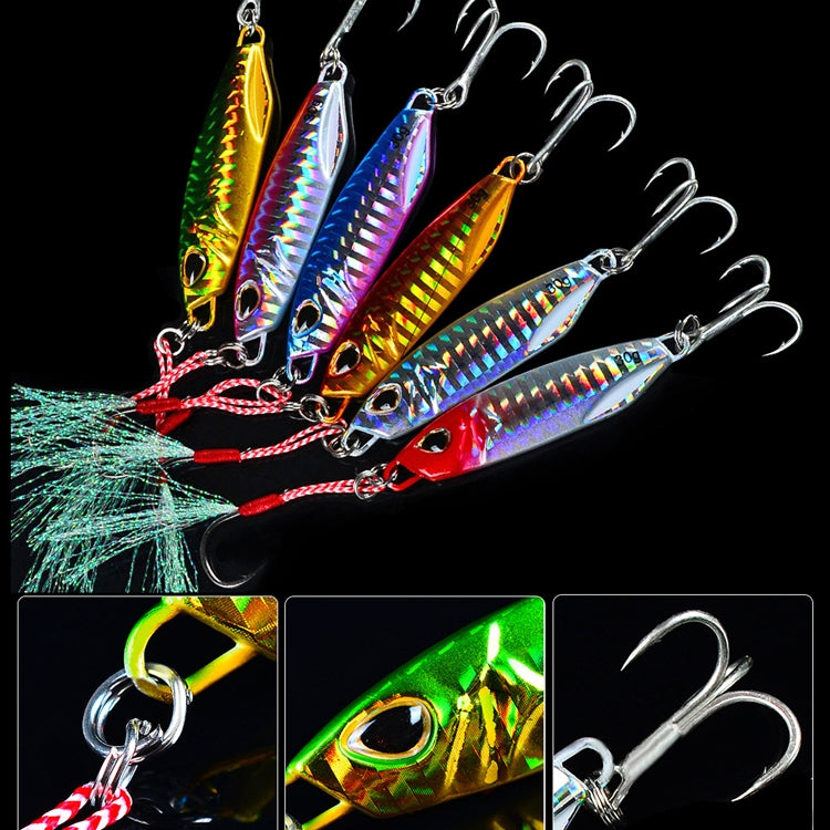 PROBEROS 鐵板鉛魚遠投金屬路亞餌，10克、15克、20克、30克、40克、50克