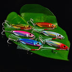 PROBEROS 鐵板鉛魚遠投金屬路亞餌，10克、15克、20克、30克、40克、50克