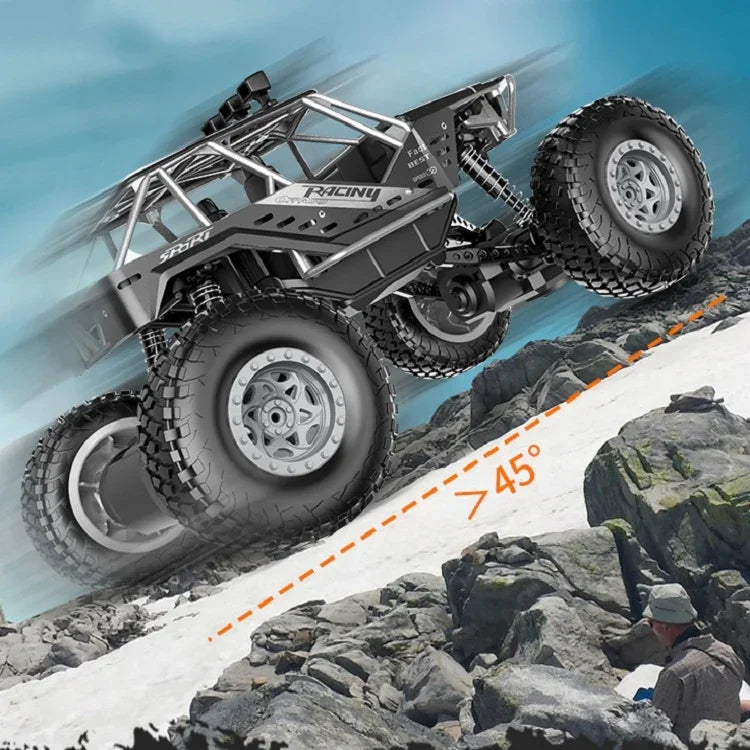 JZRC 合金遙控越野車充電遙控玩具車，適合兒童，小綠色、小藍色、中合金黑、中合金銀、大合金黑、大合金銀