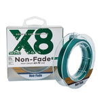 NON-FADE X8 150m 8 碼 PE 釣線，號碼 0.8、1.0、1.2、1.5、2.0、3.0、4.0、5.0、6.0