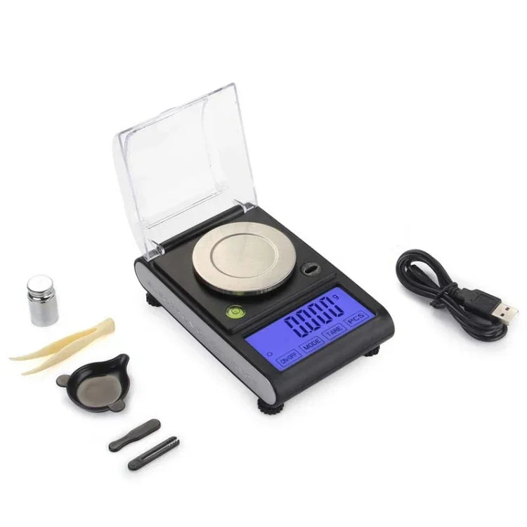 Diamond Carat Scale Jewelry Scale Electronic Experimental Milligram Scale, 50g / 0.001g