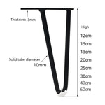 LH-S0006 金屬家具支撐腳，高度：12cm、15cm、18cm、20cm、25cm、30cm、60cm