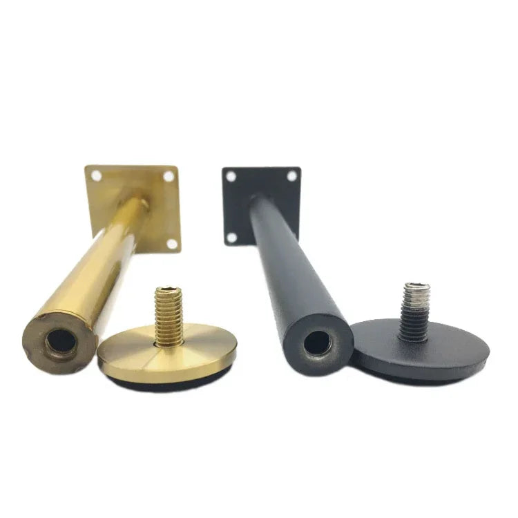 LH-TJ003 可調不鏽鋼圓管家具腳，高度：8cm、10cm、13cm、16cm、18cm、21cm、23cm、25cm、28cm、30cm、32cm、35cm