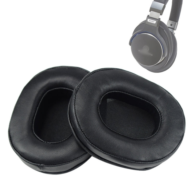 2 個海綿耳罩，適用於 Audio-Technica ATH-M50 / M40 / M50X / MSR7，羊皮黑色、山羊皮棕色、羊皮卡其色、山羊皮黑色