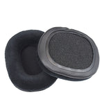 1 對耳機耳罩，適用於 Audio-Technica ATH-M50X/M30X/M40X/M20X，規格：黑色絨毛、棕色絨毛、黑色蛋白皮、棕色蛋白皮、黑色網布、黑色冰凝膠、棕色厚羊皮