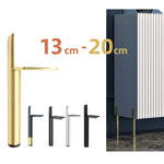 LH-D012-01 圓柱形金屬家具支撐腳，高度：13cm、15cm、18cm、20cm