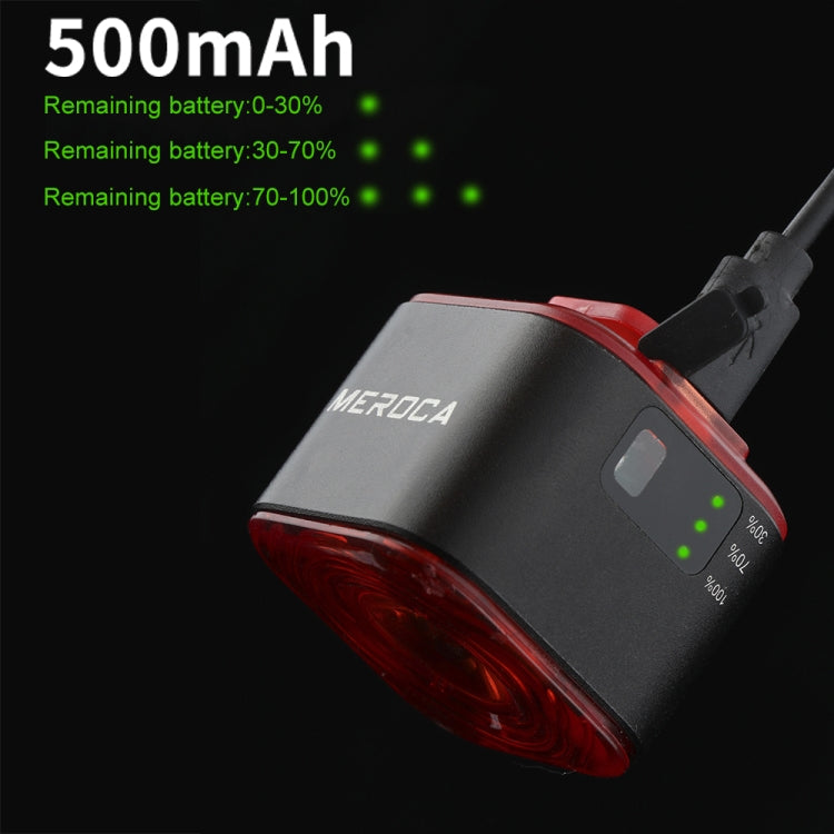 MEROCA XC02 智能光感剎車感應尾燈，緩衝安裝，管道安裝