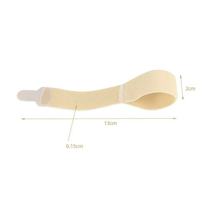 彈性腳趾帶分趾器，1件彈性