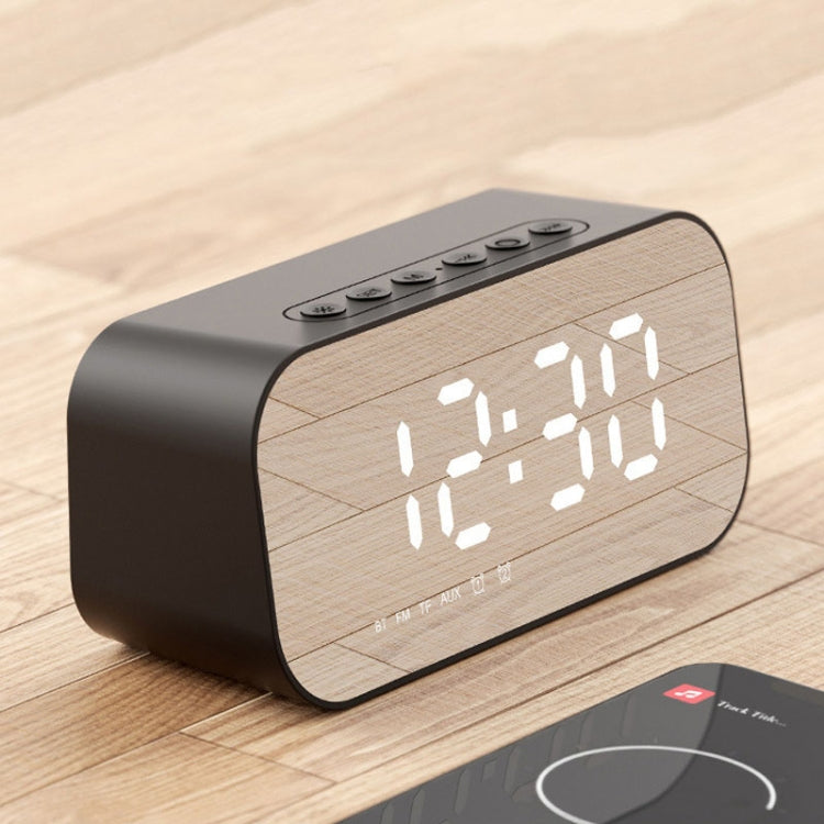 Havit M3 低音迷你鏡面時鐘藍牙喇叭，規格：1200mAh（黑色），1200mAh（白色）