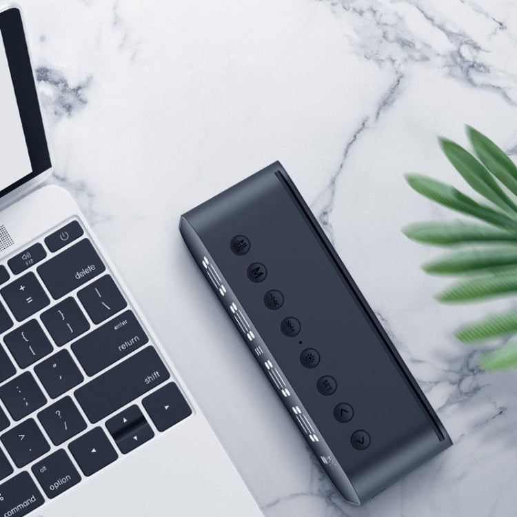 Havit M3 低音迷你鏡面時鐘藍牙喇叭，規格：1200mAh（黑色），1200mAh（白色）