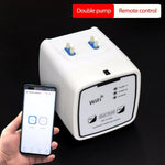 WD-01ADE WIFI園藝滴灌控制器，雙泵15盆，雙泵20盆