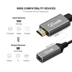 QGeeM QG-HD02 HDMI 單一轉 Mini DP 轉換器