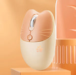 M3 3 Keys Cute Silent Laptop Wireless Mouse, Spec:, Wireless Version (Vitality Pink), Wireless Version (Milk Tea), Bluetooth Wireless Version (Milk Tea), Bluetooth Wireless Version (Pink), Bluetooth Wireless Version (Red)