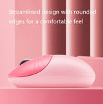 M3 3 Keys Cute Silent Laptop Wireless Mouse, Spec:, Wireless Version (Vitality Pink), Wireless Version (Milk Tea), Bluetooth Wireless Version (Milk Tea), Bluetooth Wireless Version (Pink), Bluetooth Wireless Version (Red)