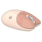 M3 3 Keys Cute Silent Laptop Wireless Mouse, Spec:, Wireless Version (Vitality Pink), Wireless Version (Milk Tea), Bluetooth Wireless Version (Milk Tea), Bluetooth Wireless Version (Pink), Bluetooth Wireless Version (Red)