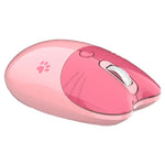 M3 3 Keys Cute Silent Laptop Wireless Mouse, Spec:, Wireless Version (Vitality Pink), Wireless Version (Milk Tea), Bluetooth Wireless Version (Milk Tea), Bluetooth Wireless Version (Pink), Bluetooth Wireless Version (Red)