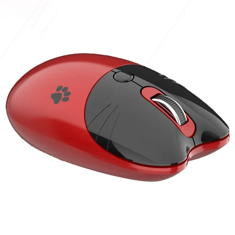 M3 3 Keys Cute Silent Laptop Wireless Mouse, Spec:, Wireless Version (Vitality Pink), Wireless Version (Milk Tea), Bluetooth Wireless Version (Milk Tea), Bluetooth Wireless Version (Pink), Bluetooth Wireless Version (Red)