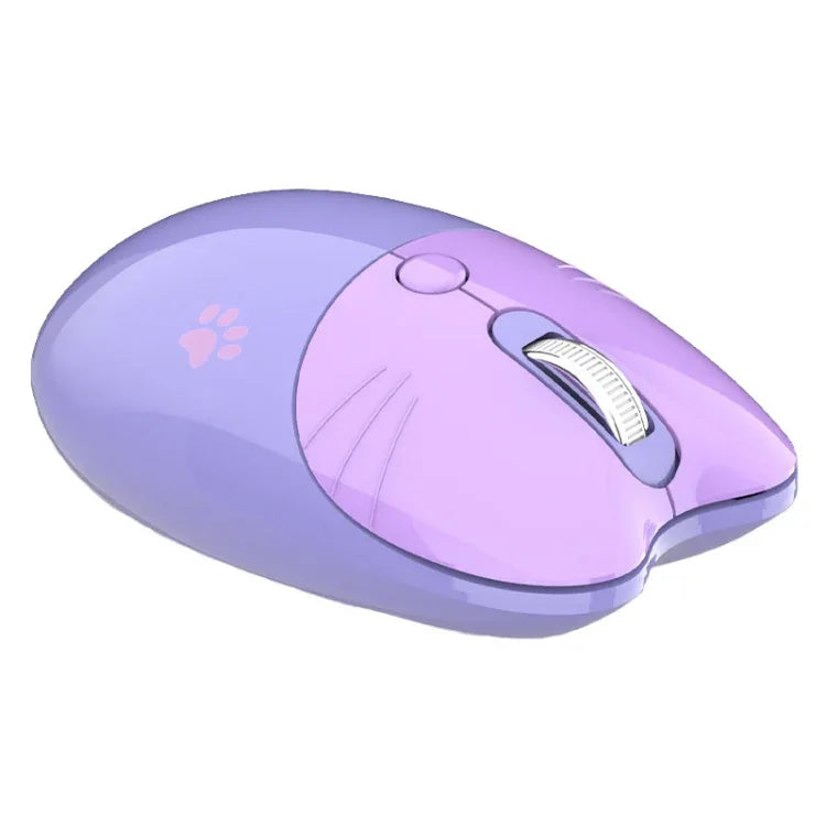 M3 3 Keys Cute Silent Laptop Wireless Mouse, Spec:, Wireless Version (Vitality Pink), Wireless Version (Milk Tea), Bluetooth Wireless Version (Milk Tea), Bluetooth Wireless Version (Pink), Bluetooth Wireless Version (Red)
